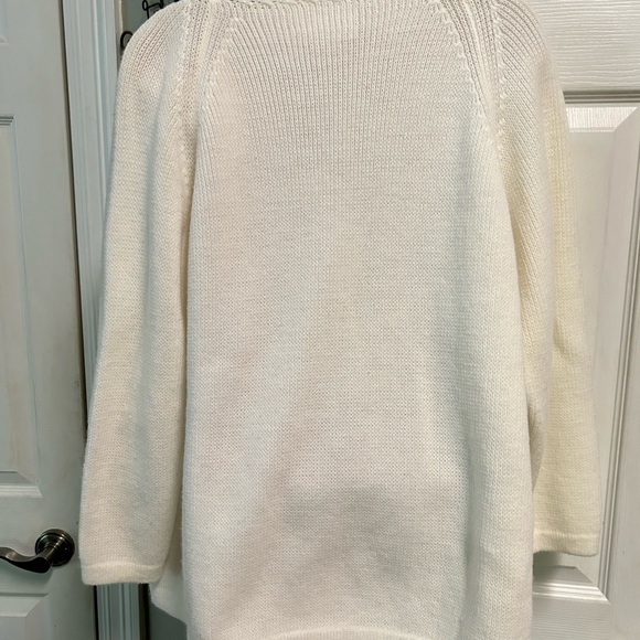 Vintage Sears Crewel Flower Cardigan 60s 70s Bright Cottage Granny Grandmacore - Picture 2 of 6